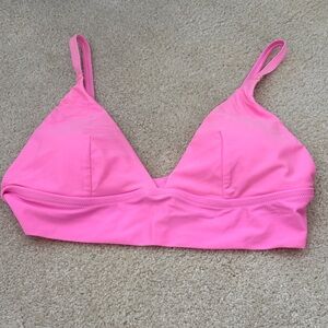 Aerie Bright Pink Bikini Top